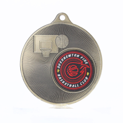 Universal Logo Medal Gold 50mm - Basketball