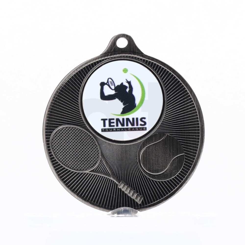 Universal Logo Medal Silver 50mm - Tennis
