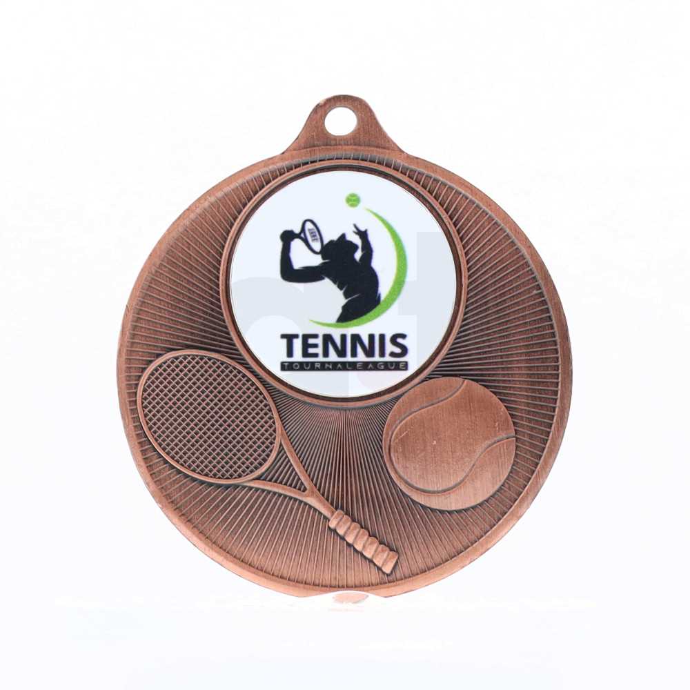 Universal Logo Medal Bronze 50mm - Tennis