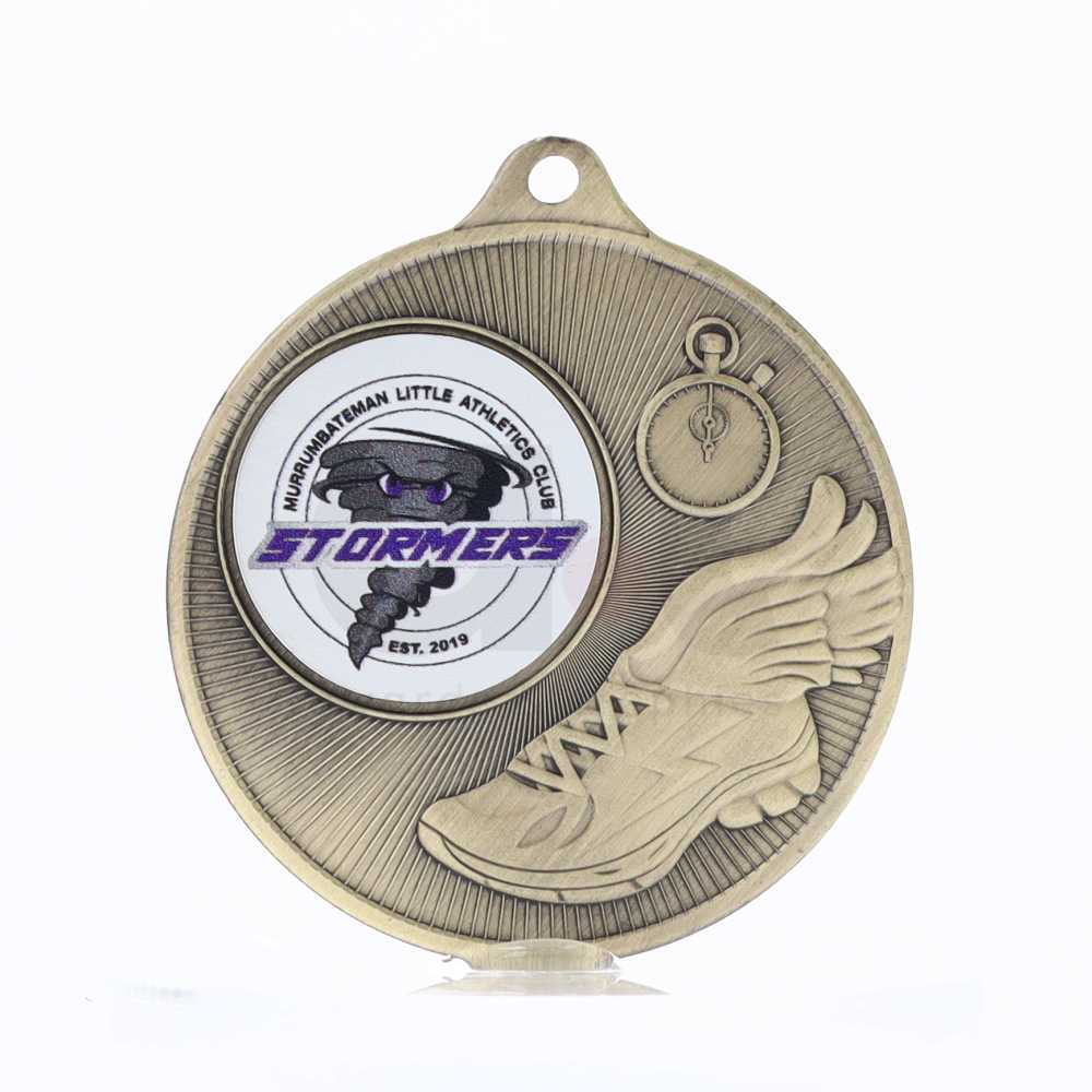 Universal Logo Medal Gold 50mm - Track