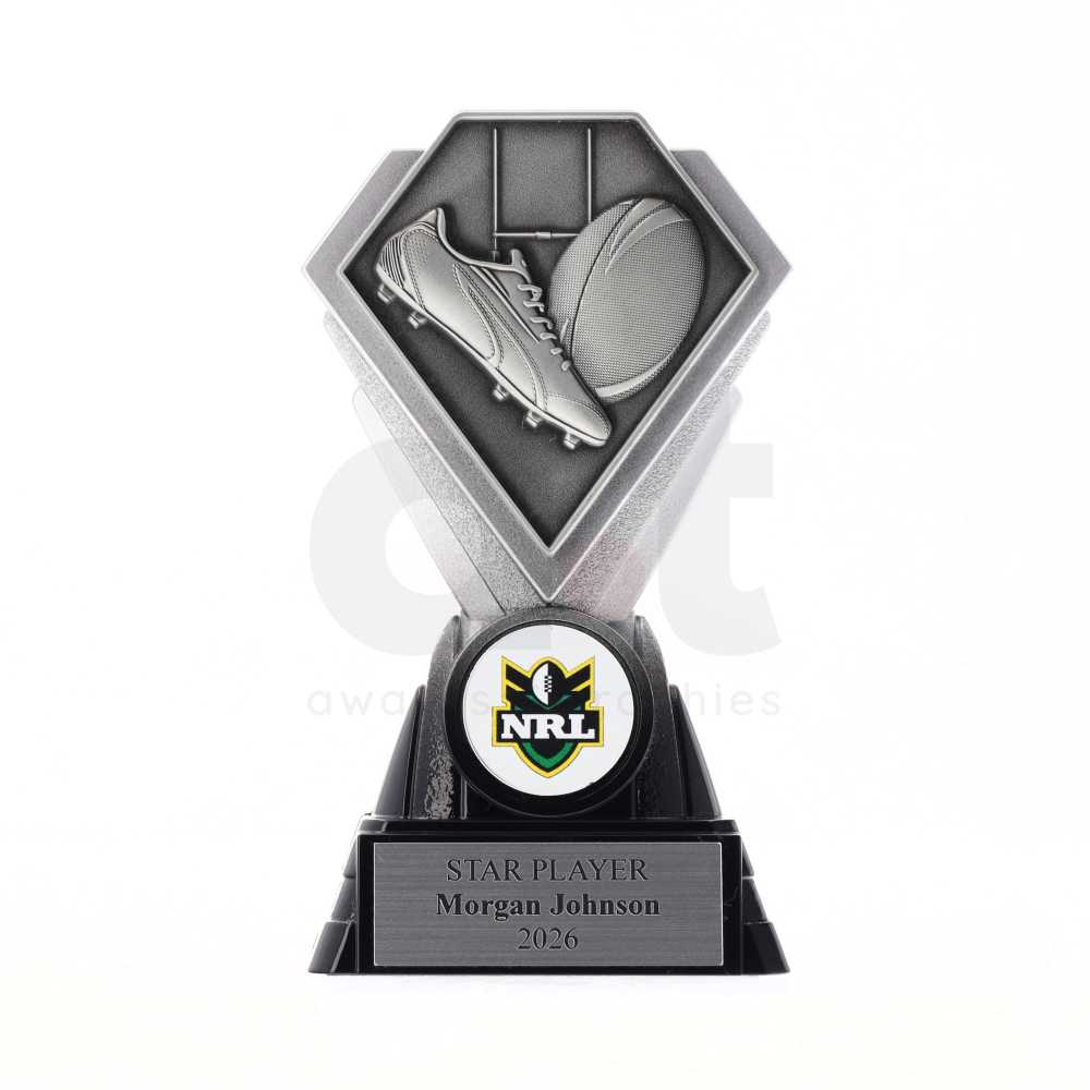Diamond Trophy 125mm - Rugby