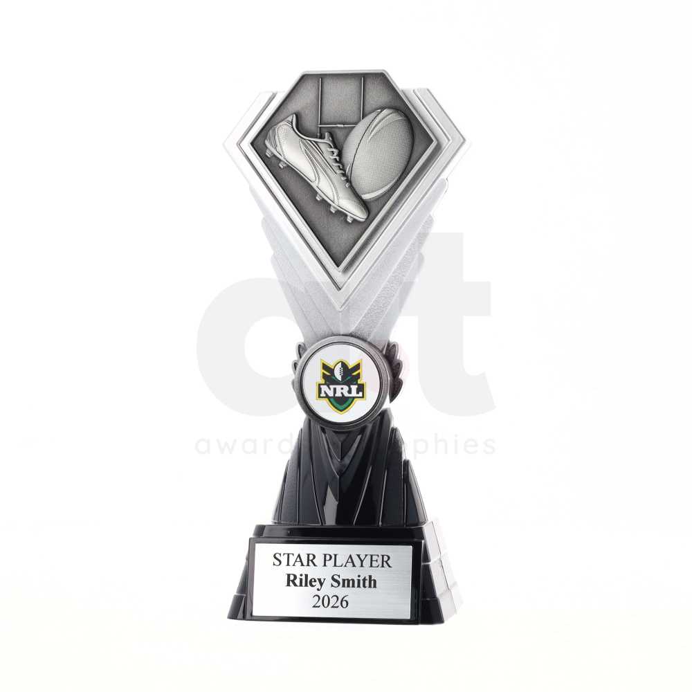 Diamond Trophy 175mm - Rugby