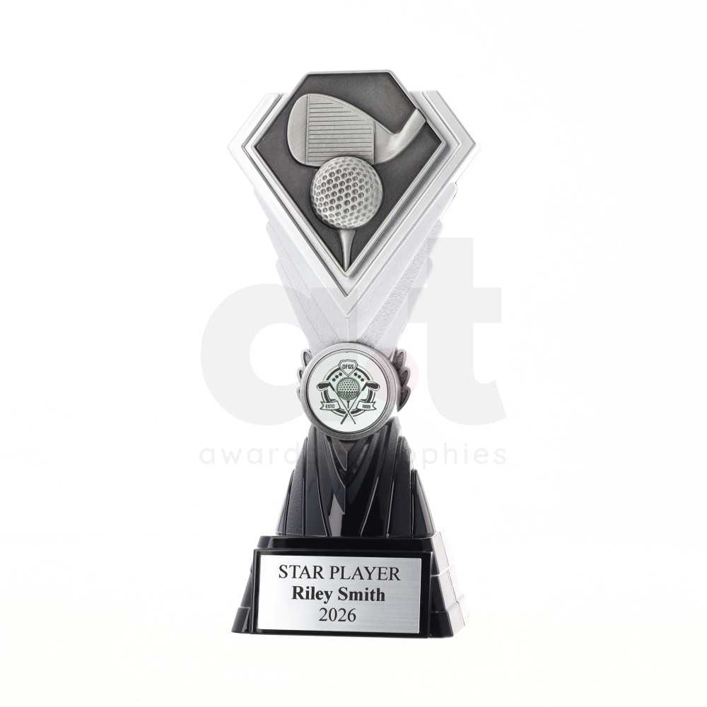 Diamond Trophy 200mm - Golf