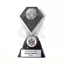 Diamond Trophy 125mm - Basketball
