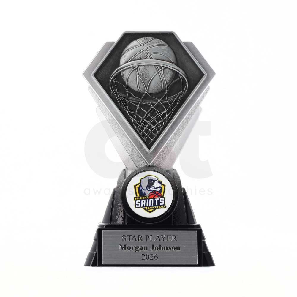 Diamond Trophy 125mm - Basketball