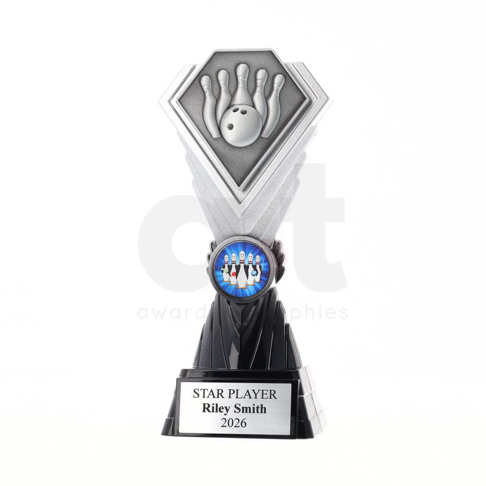 Diamond Trophy 175mm - Tenpin Bowling