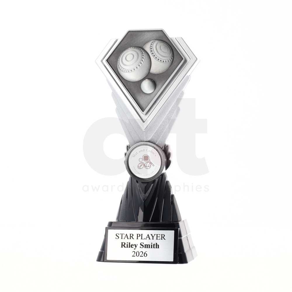 Diamond Trophy 175mm - Lawn Bowls