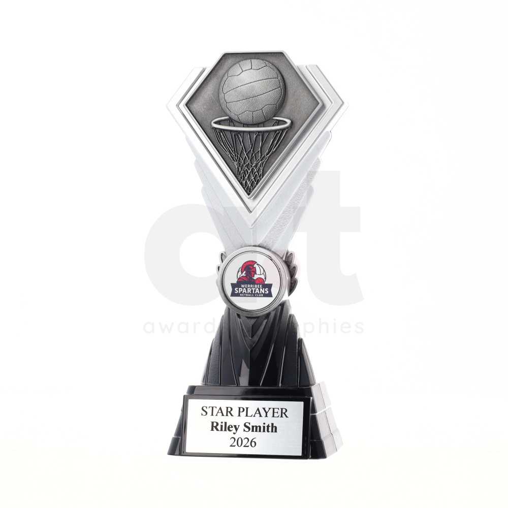 Diamond Trophy 175mm - Netball