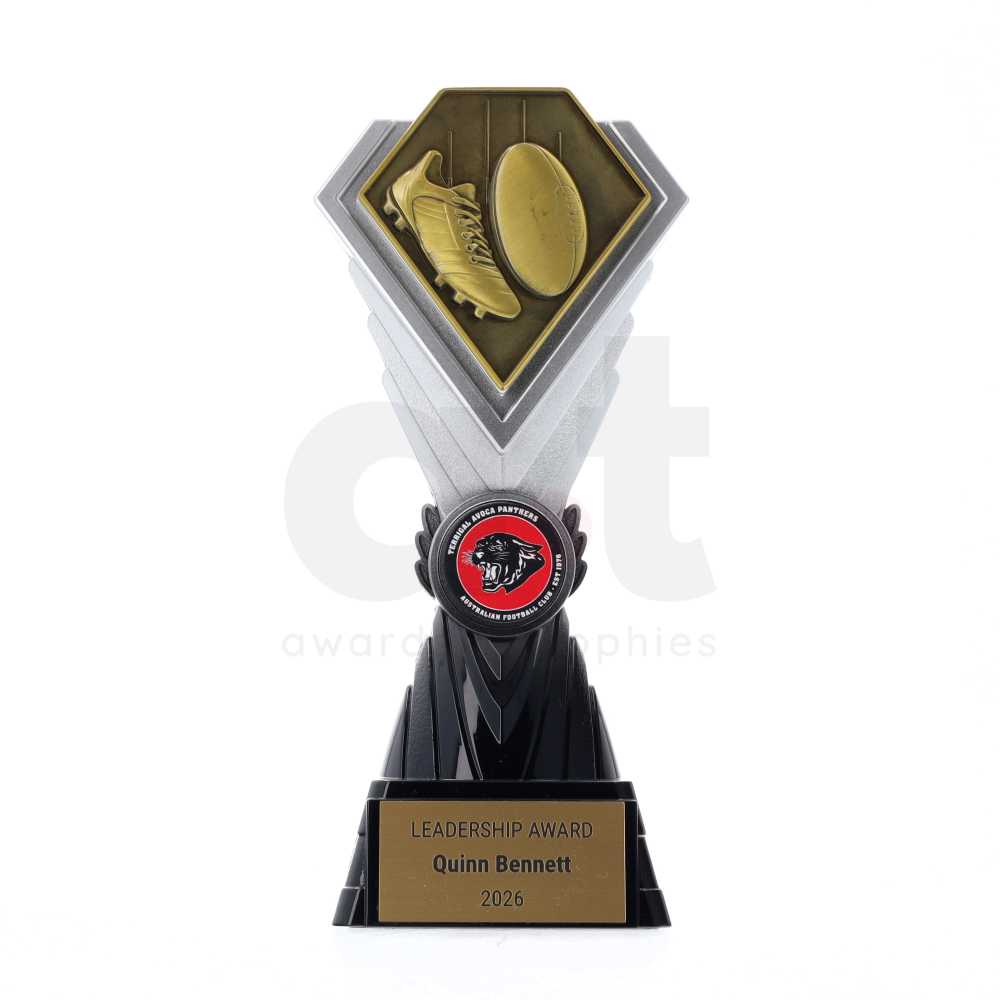 Diamond Trophy 200mm - Aussie Rules Gold