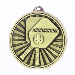 Triumph Pickleball Medal 55mm Gold