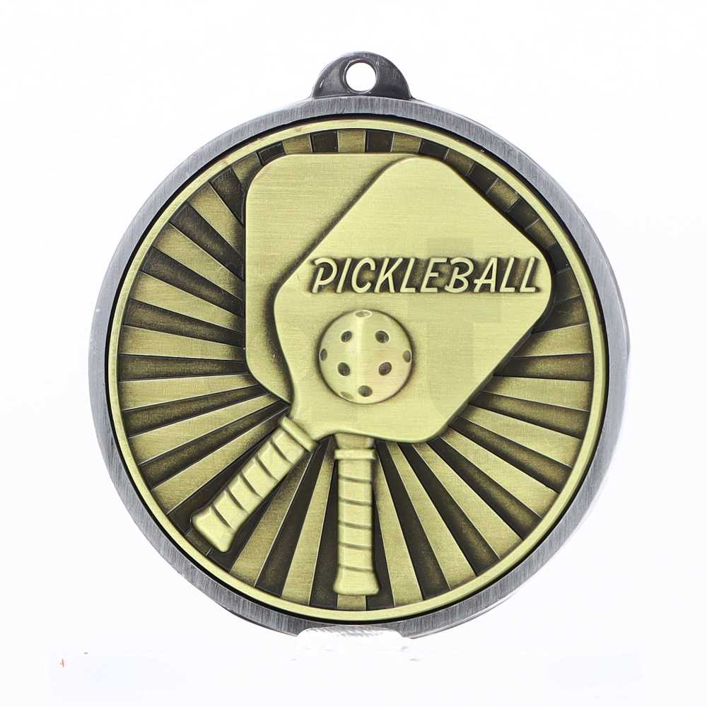 Triumph Pickleball Medal 55mm Silver