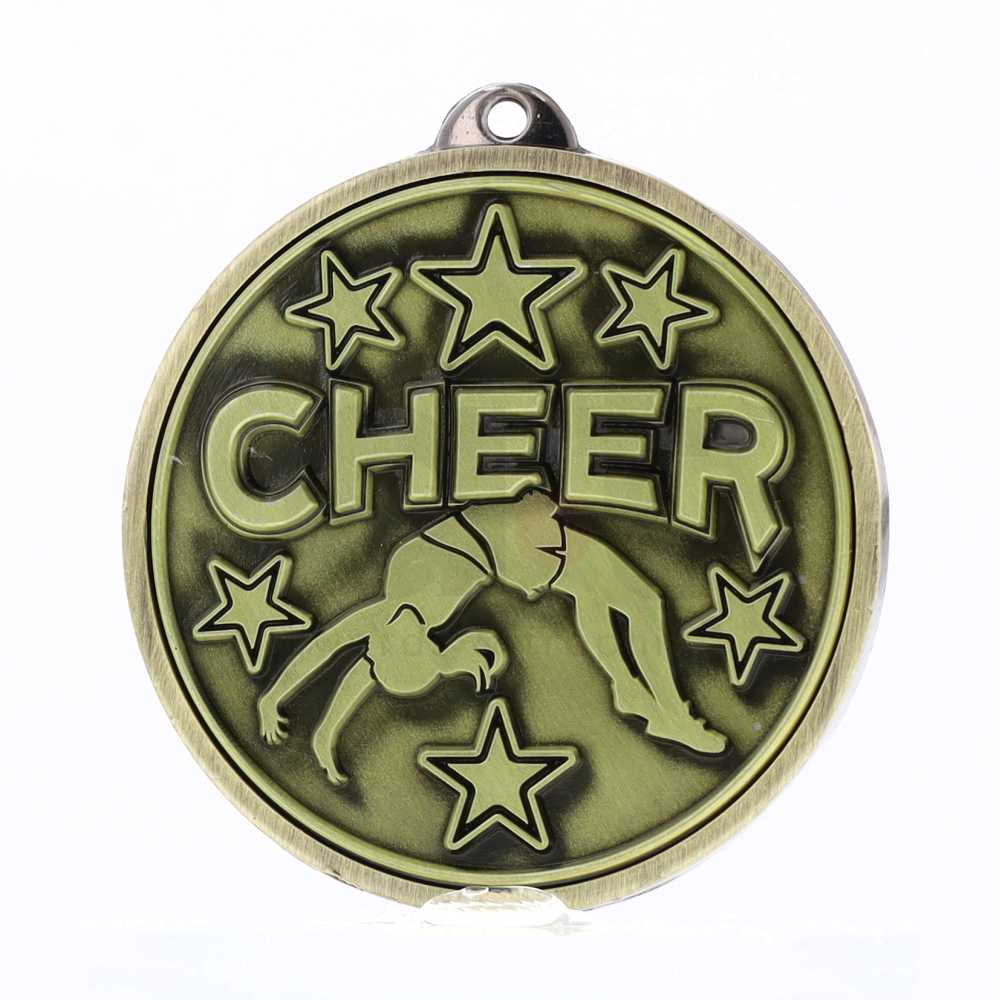 Triumph Cheer Medal 55mm Gold
