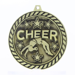 Venture Cheer Medal Gold 60mm