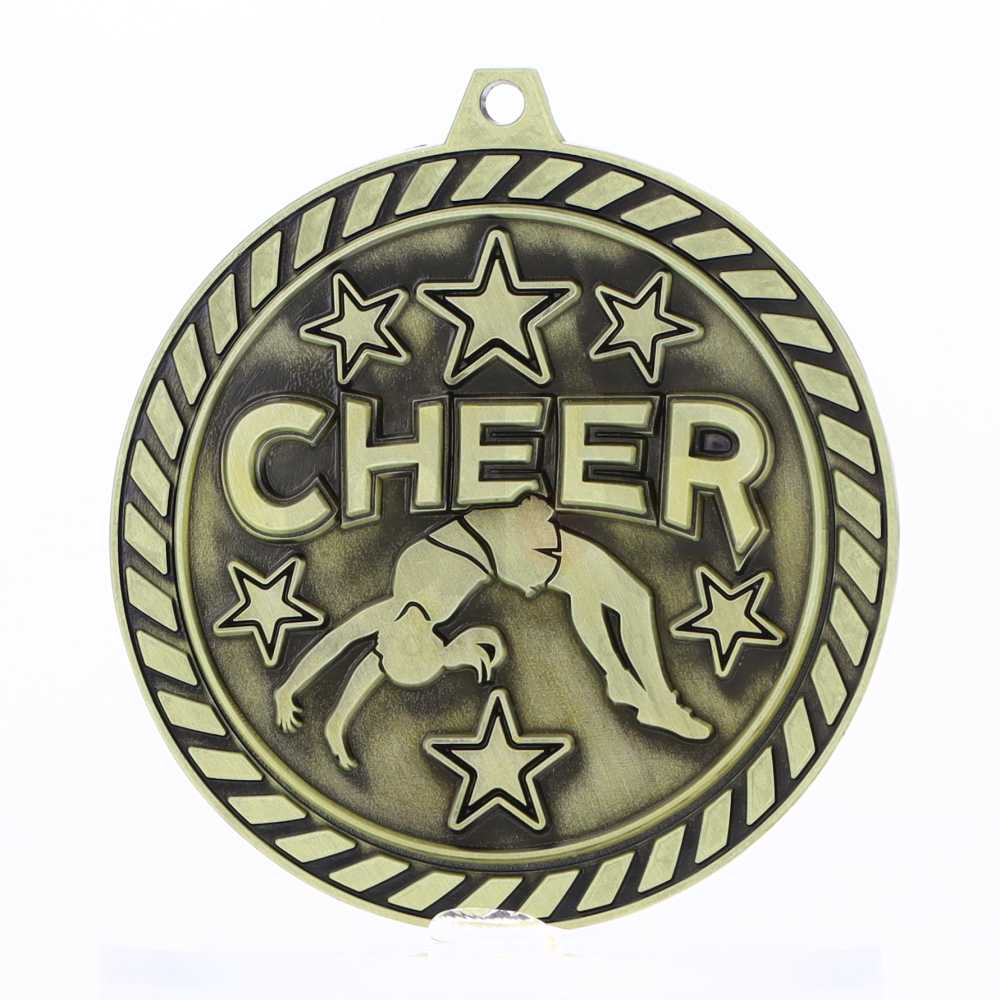 Venture Cheer Medal Gold 60mm