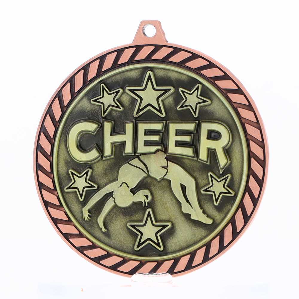 Venture Cheer Medal Bronze 60mm