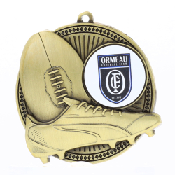 Tempo Logo Medal Gold 55mm - AFL