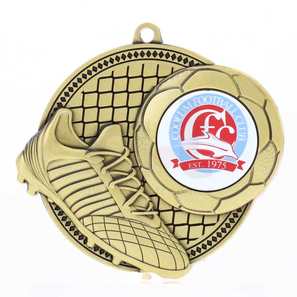 Tempo Logo Medal Gold 55mm - Soccer