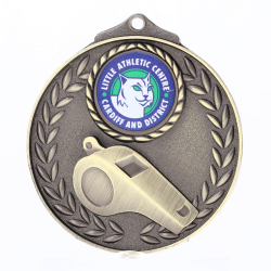 Vintage Whistle Logo Medal 70mm