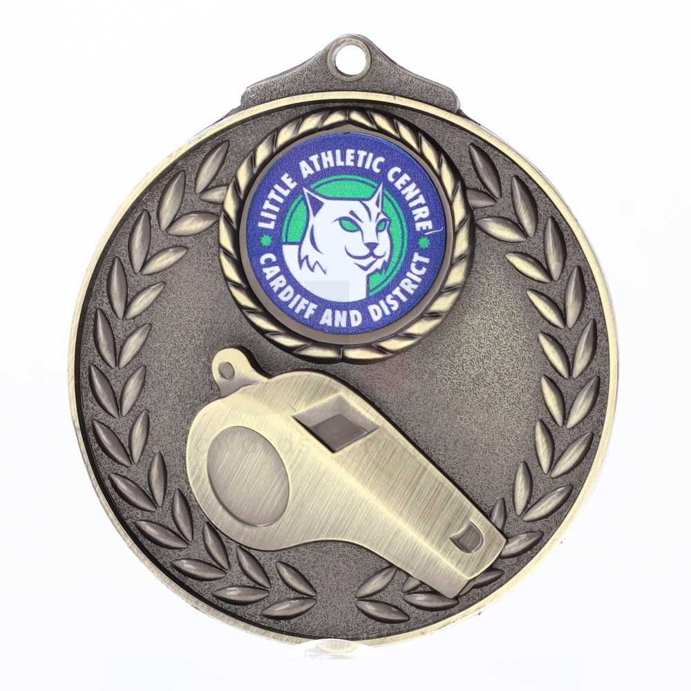 Vintage Whistle Logo Medal 70mm