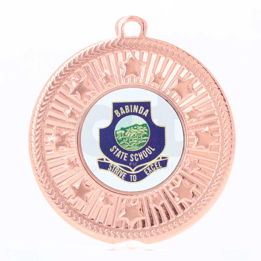 Starlight Personalised Medal 50mm - Bronze
