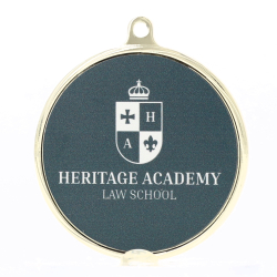 Firebrand Personalised Medal 55mm - Gold