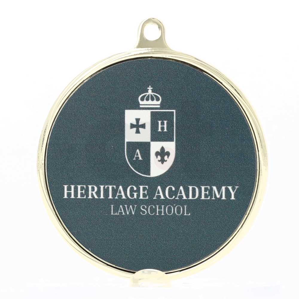 Firebrand Personalised Medal 55mm - Gold