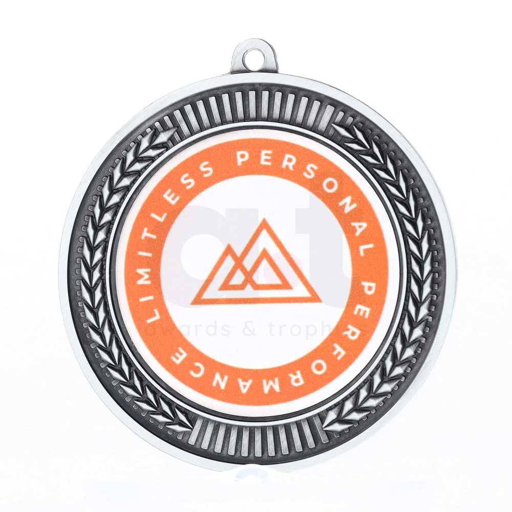 Invincible Personalised Medal 70mm - Silver