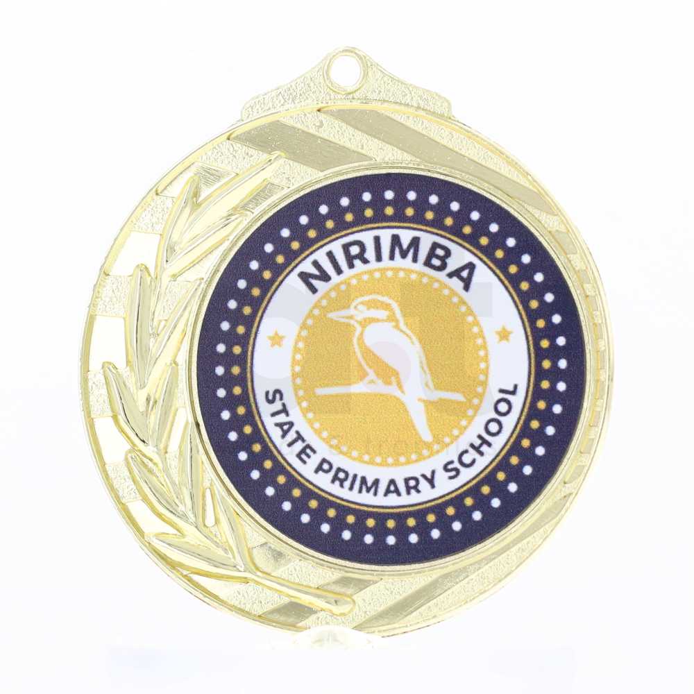 Orlando Personalised Medal 70mm - Gold