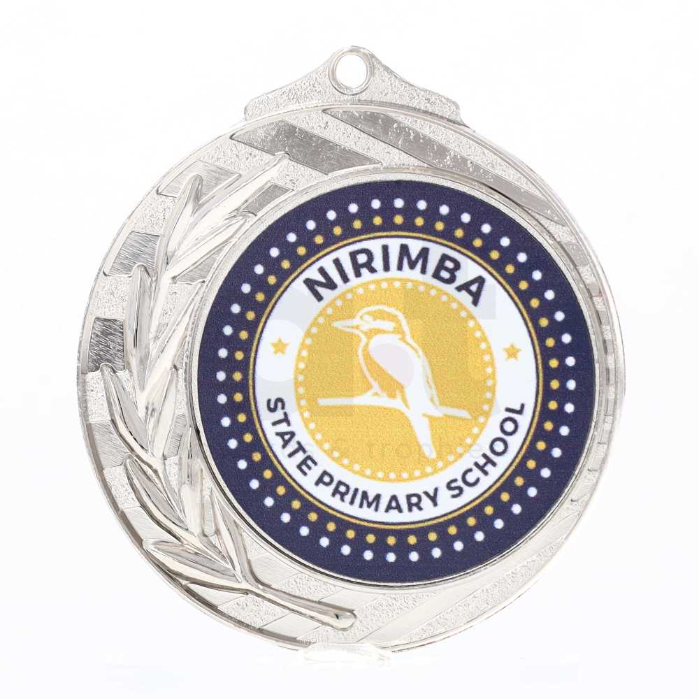 Orlando Personalised Medal 70mm - Silver