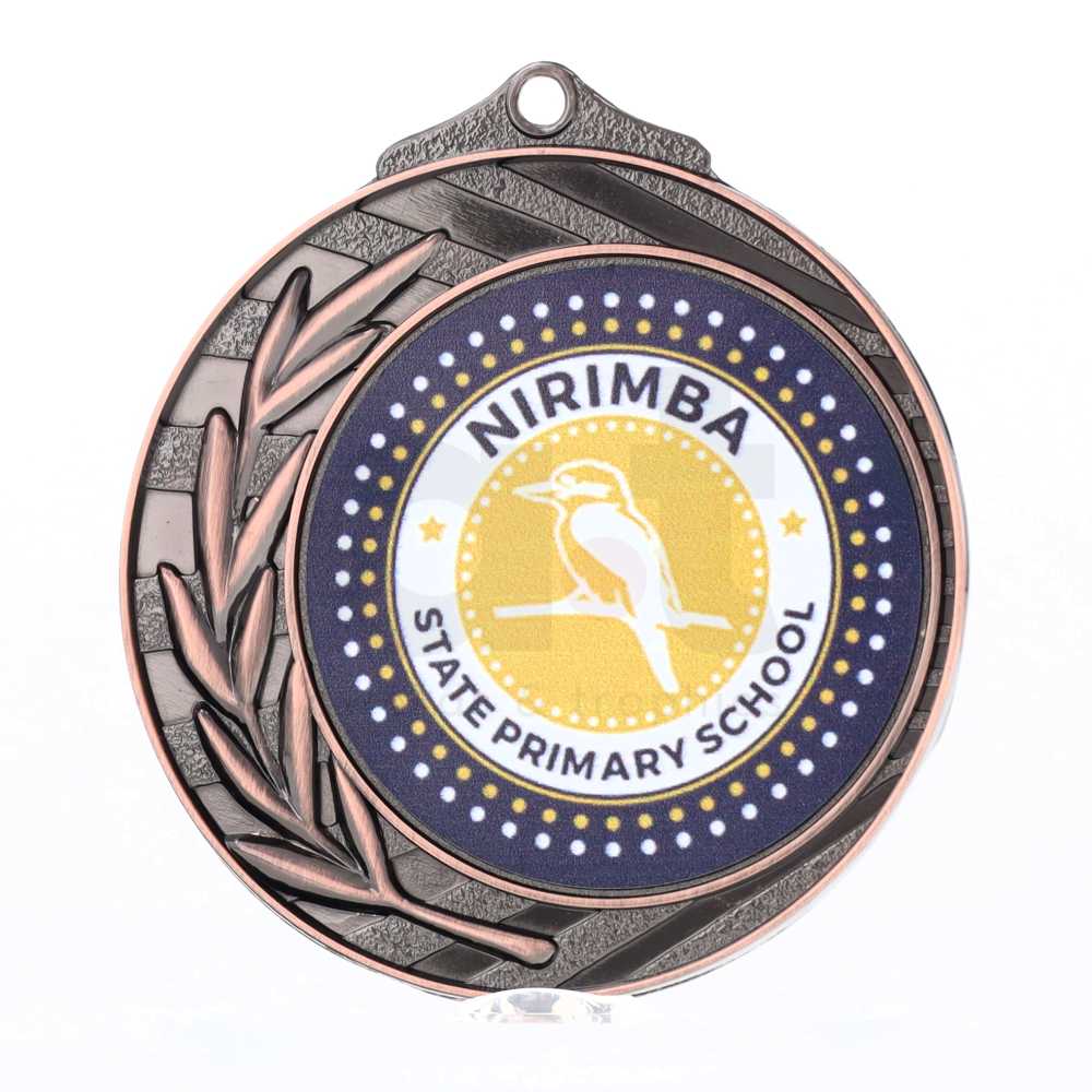 Orlando Personalised Medal 70mm - Bronze