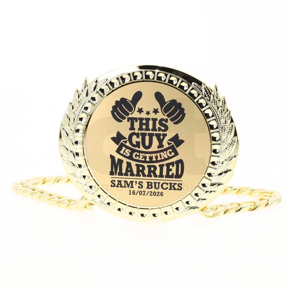 Showstopper XL Plastic Medal with Chain
