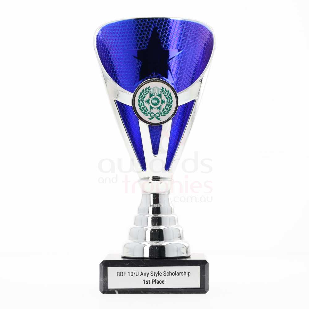 Arianna Cup Silver/Blue 170mm