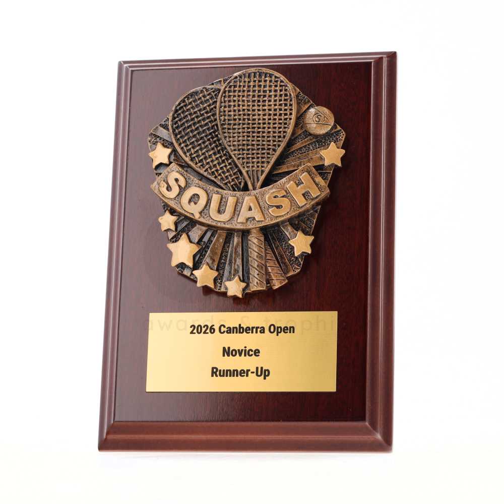 Cosmos Squash Walnut Plaque 150mm