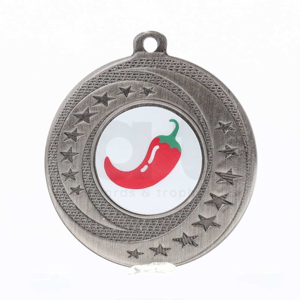 Wayfare Medal Chilli - Silver 50mm