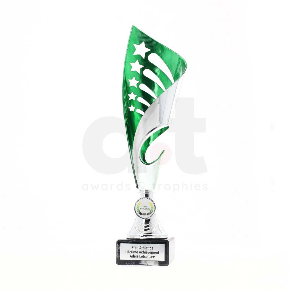 Olympia Cup - Silver/Green 315mm