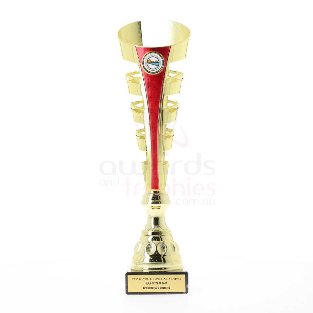 Gauntlet Cup Gold/Red 340mm