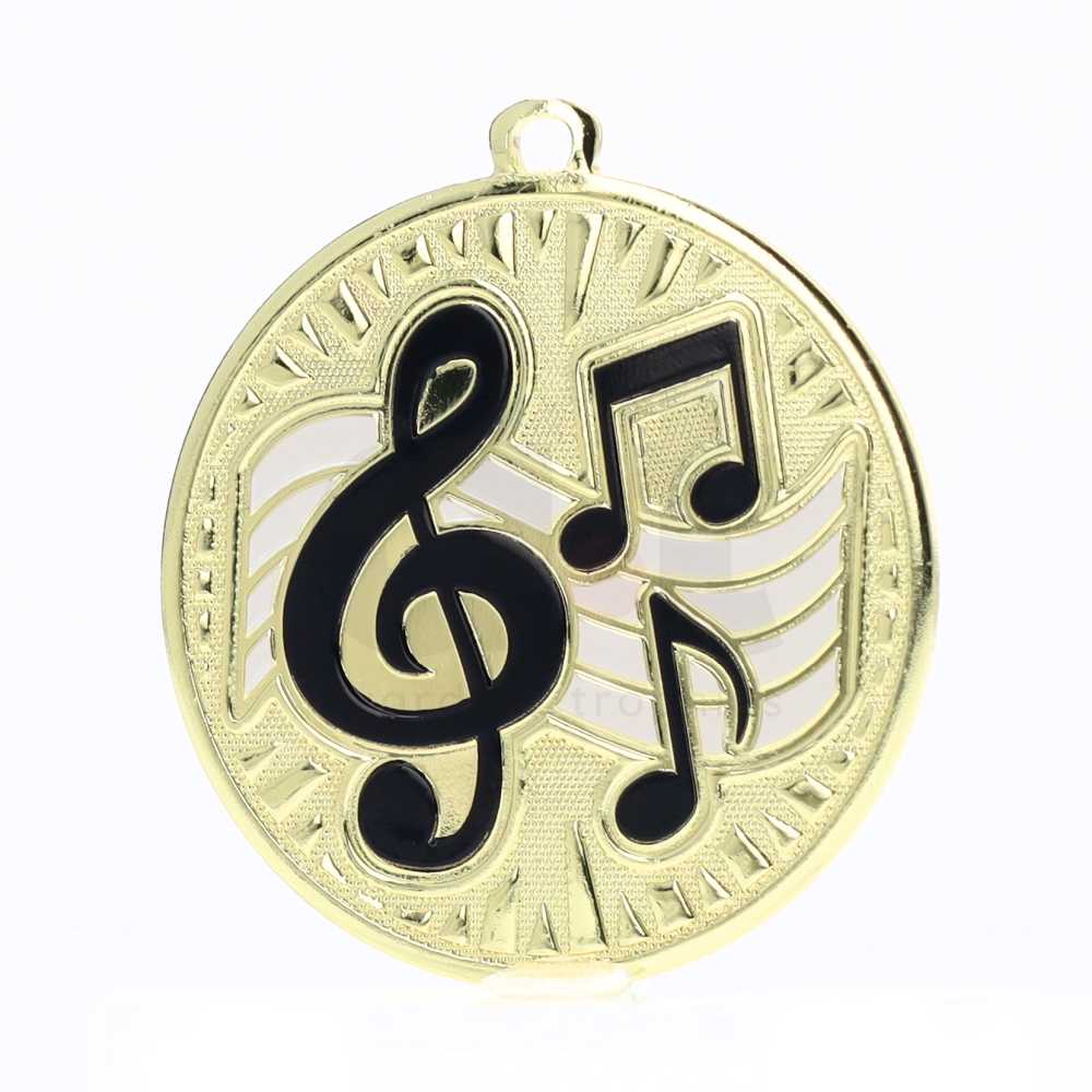 Spark Music Medal 55mm - Shiny Gold