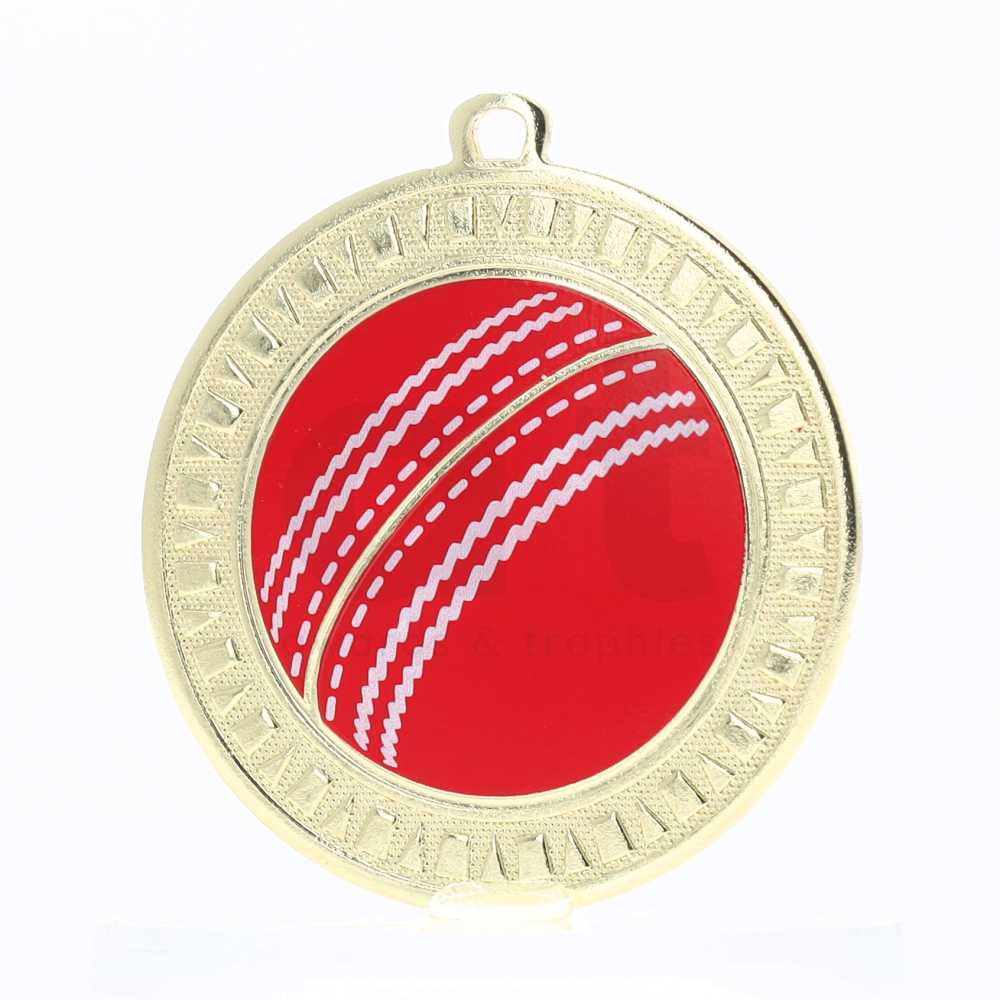 Spark Cricket Medal 55mm - Shiny Gold