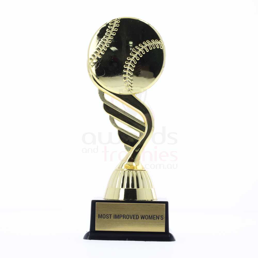 Baseball Theme on Black Base 175mm 