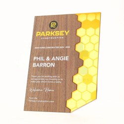 Royal Gold Plaque Small