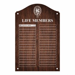 Evolution Printed Acrylic Honour Board 900x600mm