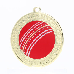 Spark Cricket Medal 55mm - Shiny Gold