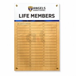Sovereign Timber & Acrylic Honour Board 890x590mm