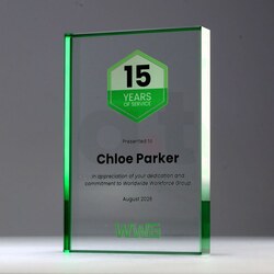 Lucent Glass Block 150mm - Green